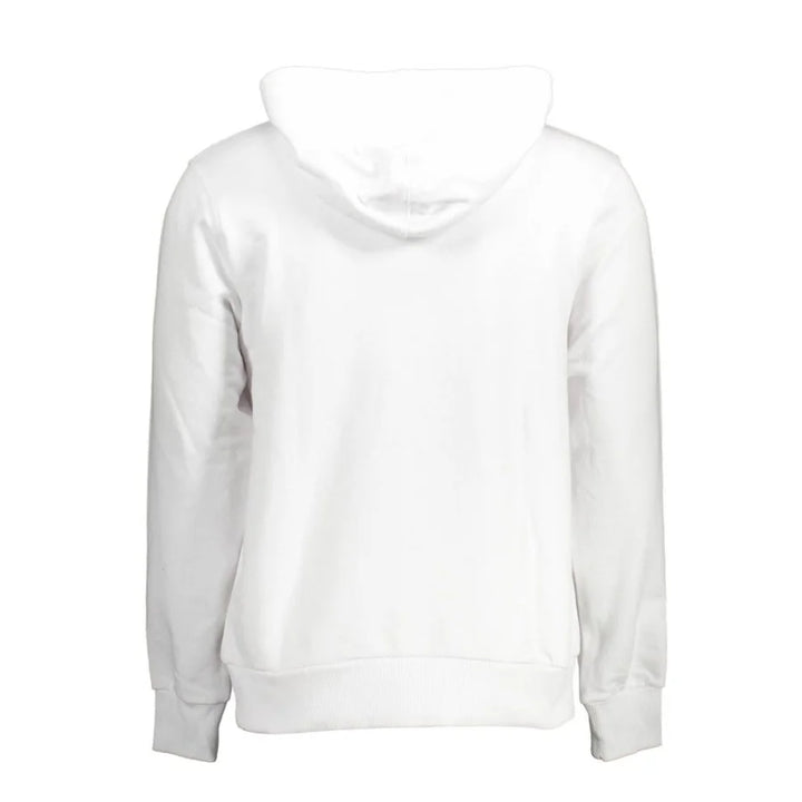 Cavalli Class White Cotton Men Sweatshirt