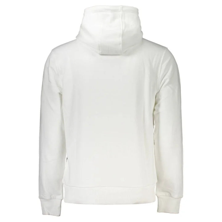 Cavalli Class White Cotton Men Sweatshirt