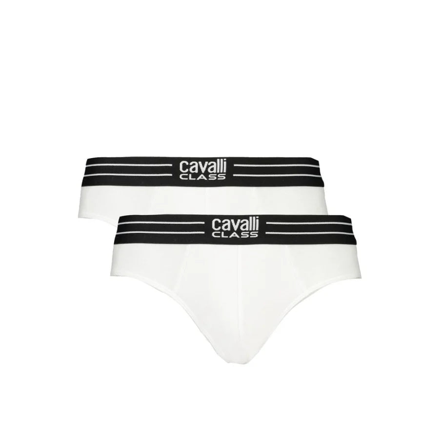 Cavalli Class White Cotton Men’s Briefs