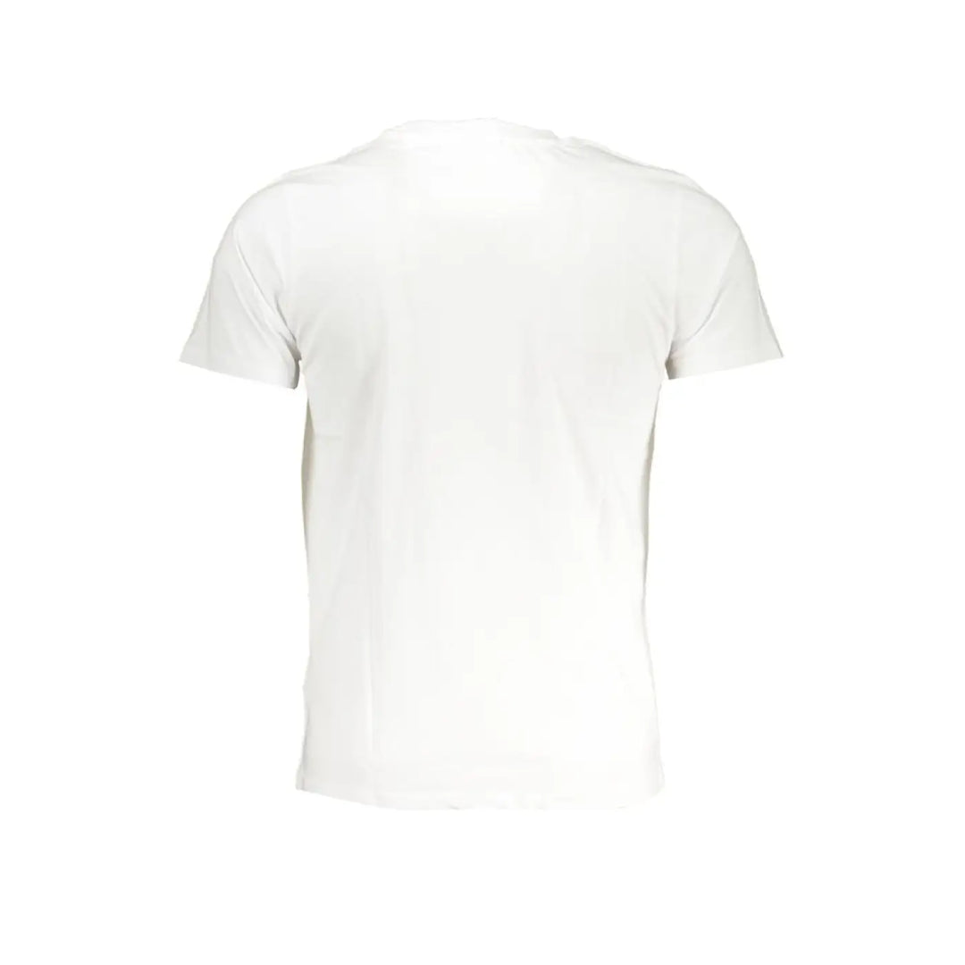 Cavalli Class White Cotton Men’s T-shirt