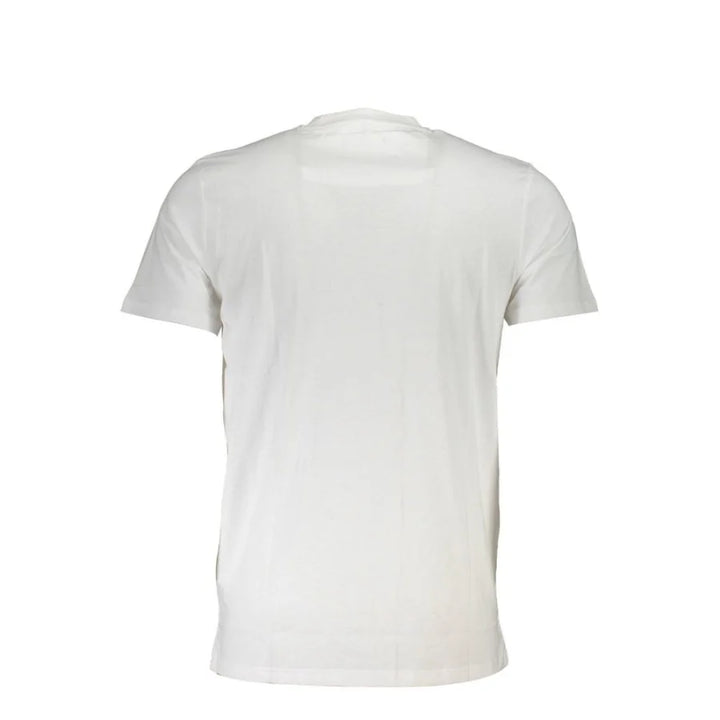 Cavalli Class White Cotton Men’s T-Shirt
