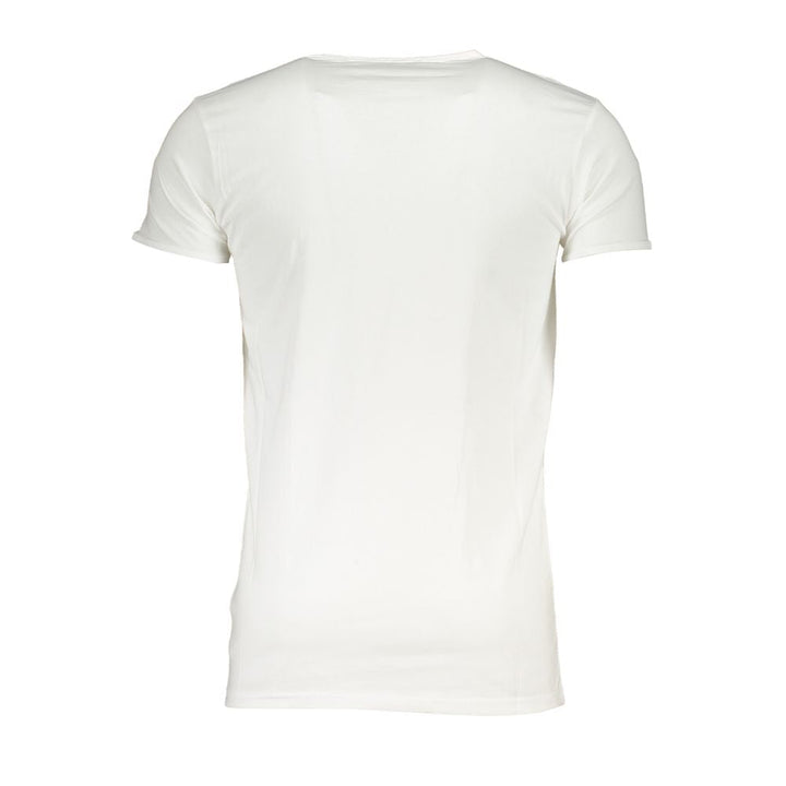 Cavalli Class White Cotton T-shirt