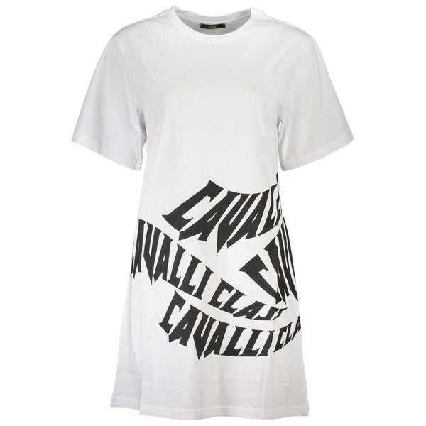 Cavalli Class White Cotton Women Dress women’s dress