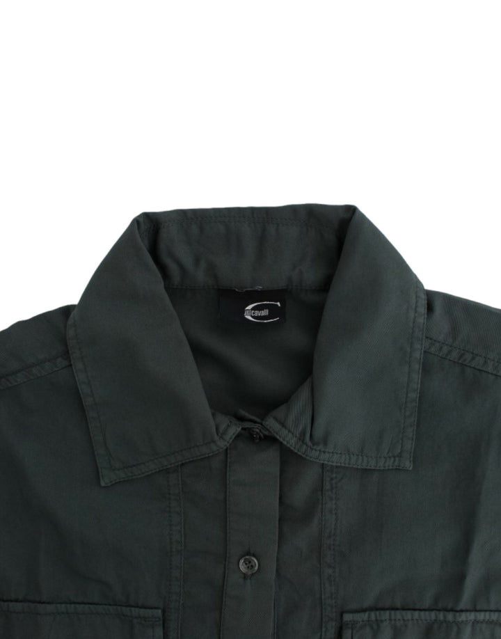 Cavalli Shirts - Women’s Gray Button Down Shirt
