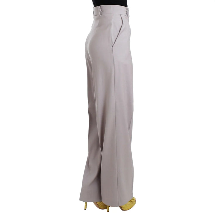 Cavalli Gray high waist pants