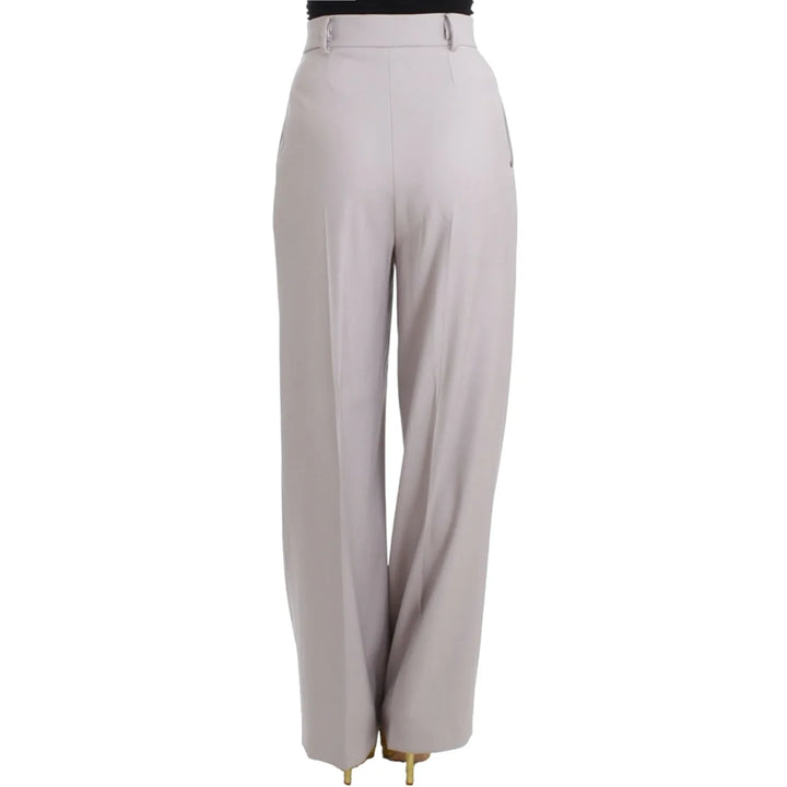 Cavalli Gray high waist pants