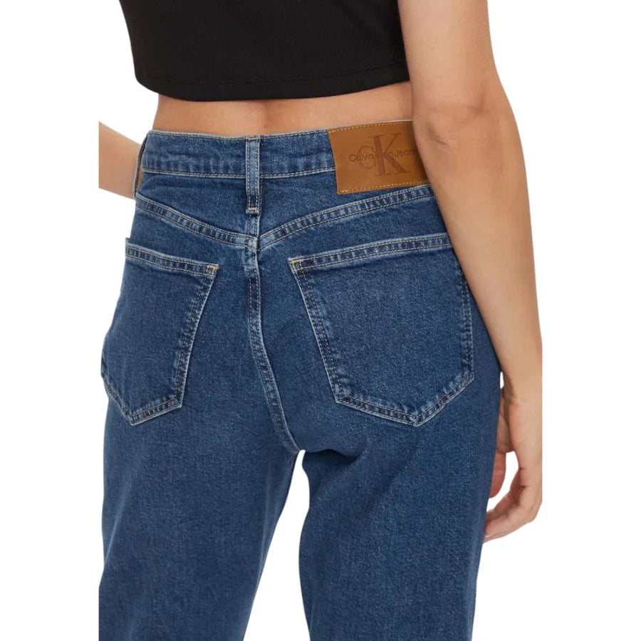 Calvin Klein Jeans Blue Cotton Skinny
