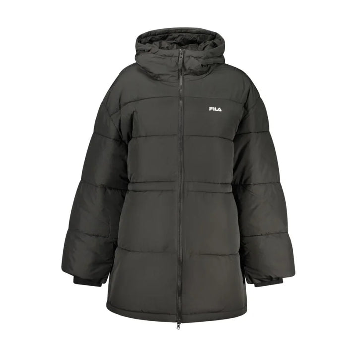 Fila Black Polyester Women Jacket