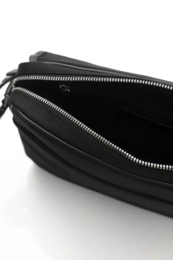 Cerruti 1881 Black Nylon Women Crossbody Bag