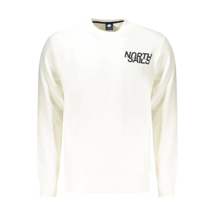 North Sails White Cotton Men’s Sweatshirt