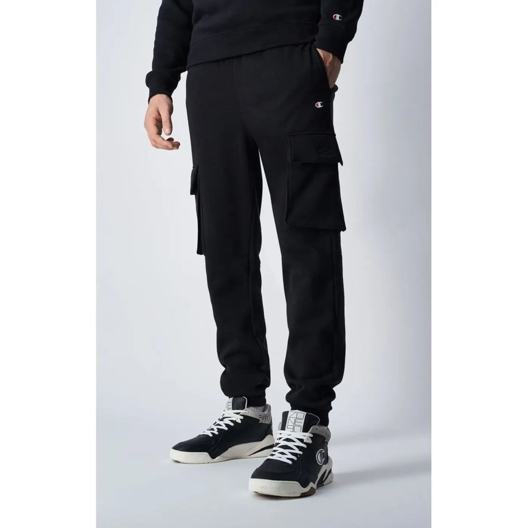 Champion Black Cotton Joggers (workout Pants)