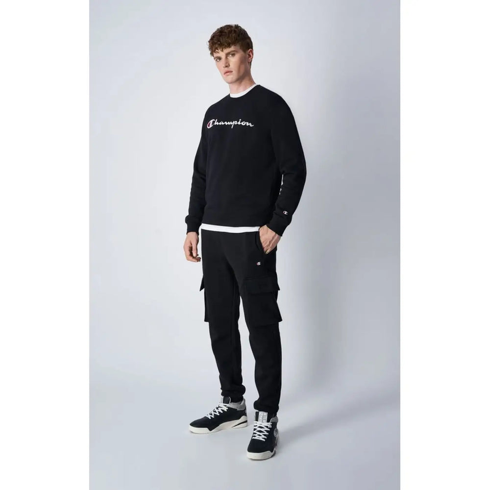 Champion Black Cotton Joggers (workout Pants)