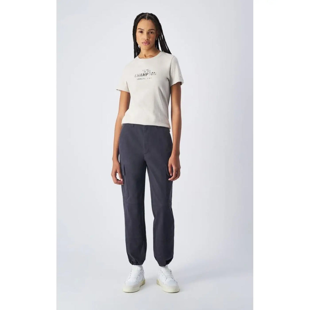 Champion Black Cotton Joggers (workout Pants)
