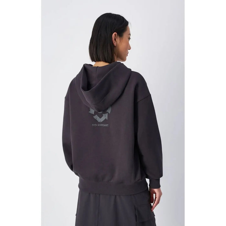 Champion Black Cotton Sweatshirt