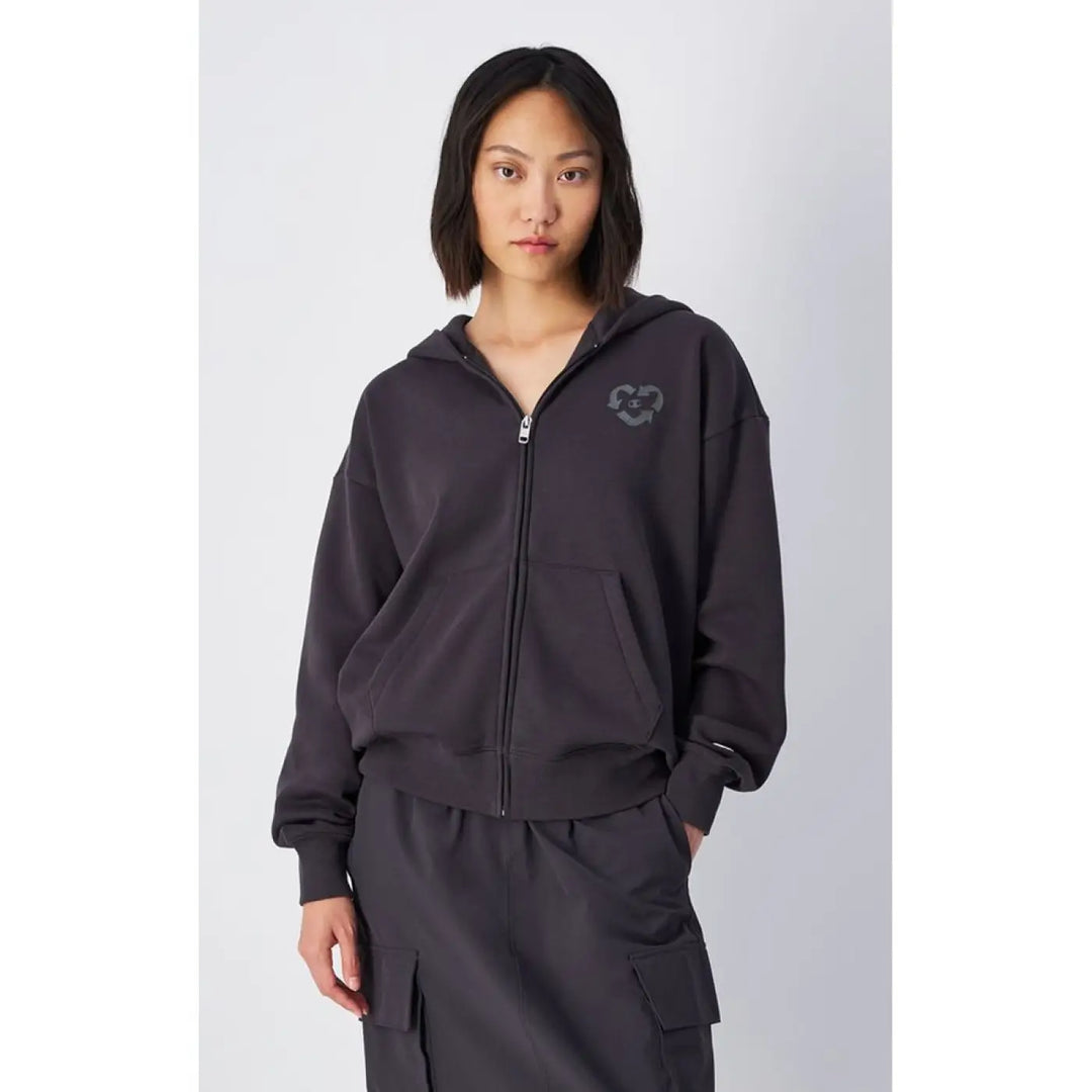 Champion Black Cotton Sweatshirt