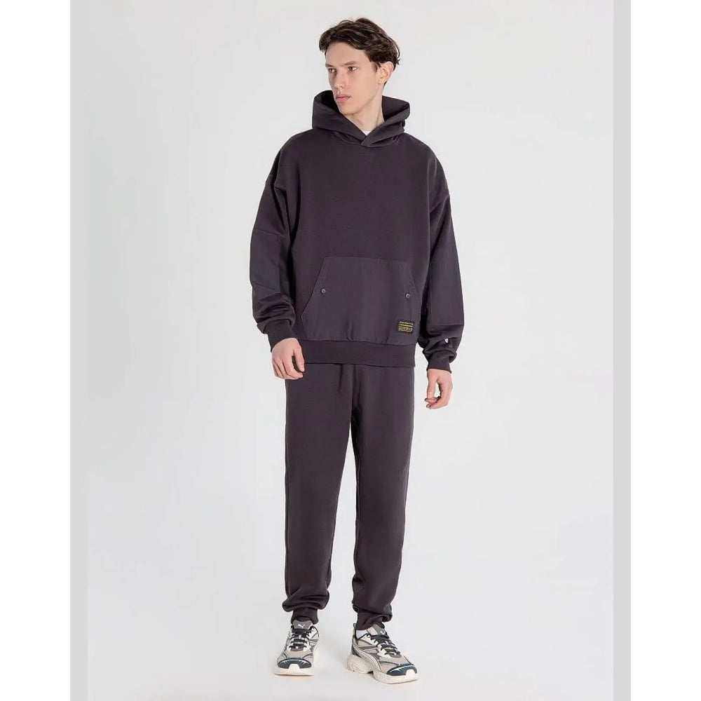 Champion Black Cotton Sweatshirt