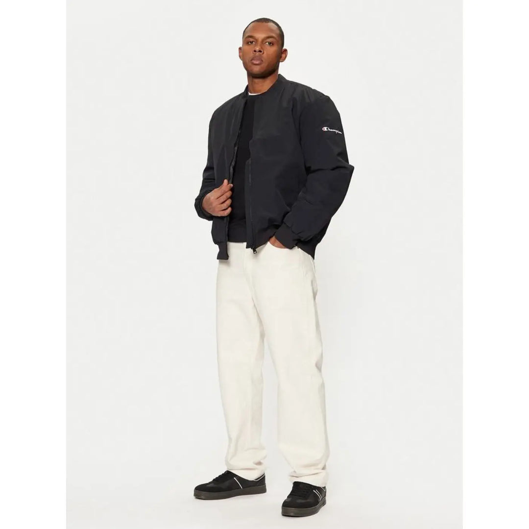 Champion Black Polyamide Bomber