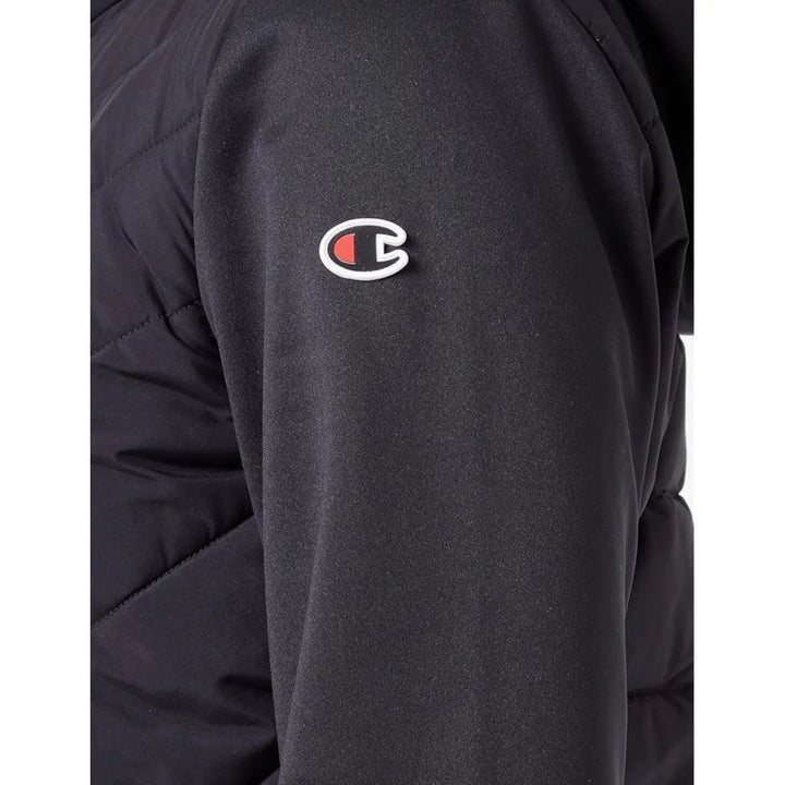 Champion Black Polyester Bomber