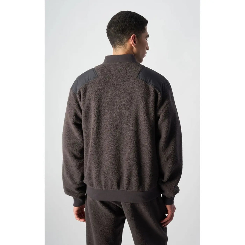Champion Black Polyester Bomber