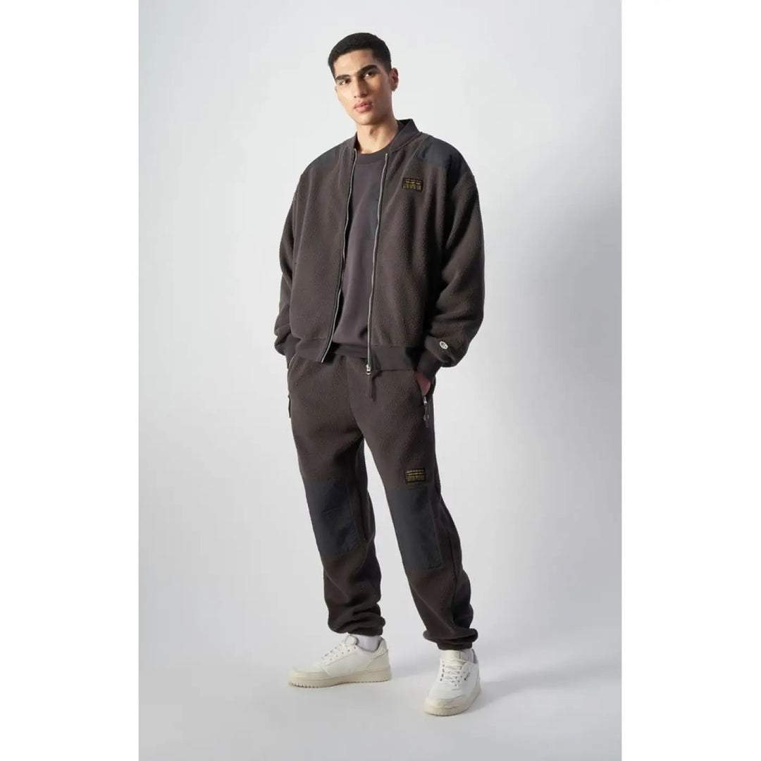 Champion Black Polyester Bomber