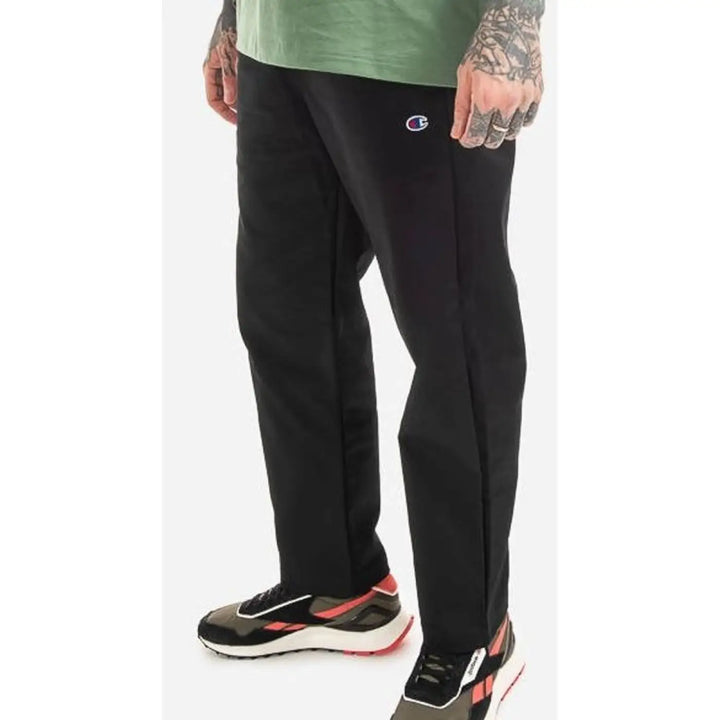 Champion Black Polyester Joggers (workout Pants)