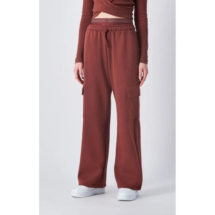 Champion Burgundy Cotton Cargo Pants