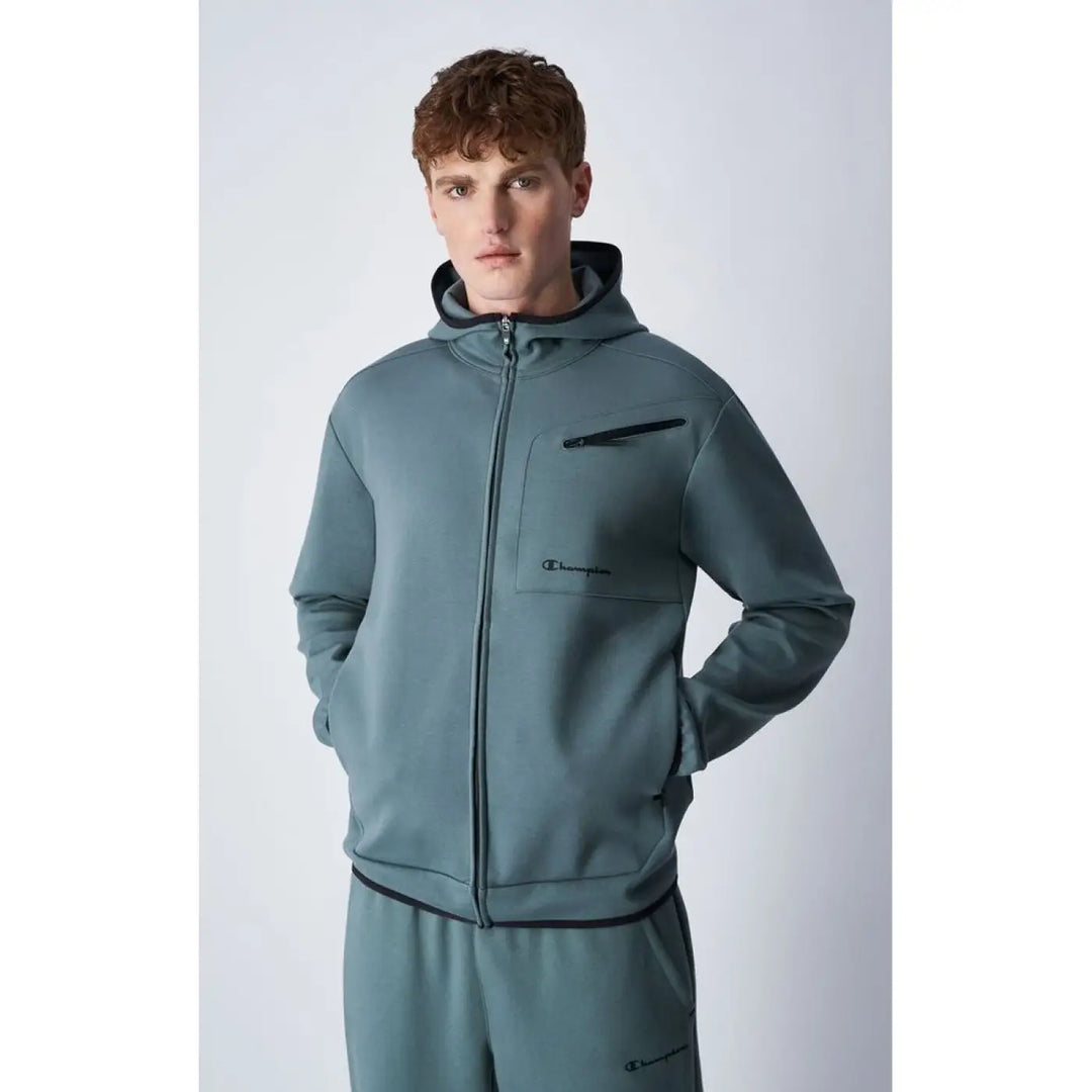 Champion Green Polyester Sweatshirt