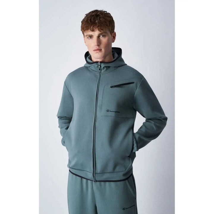 Champion Green Polyester Sweatshirt