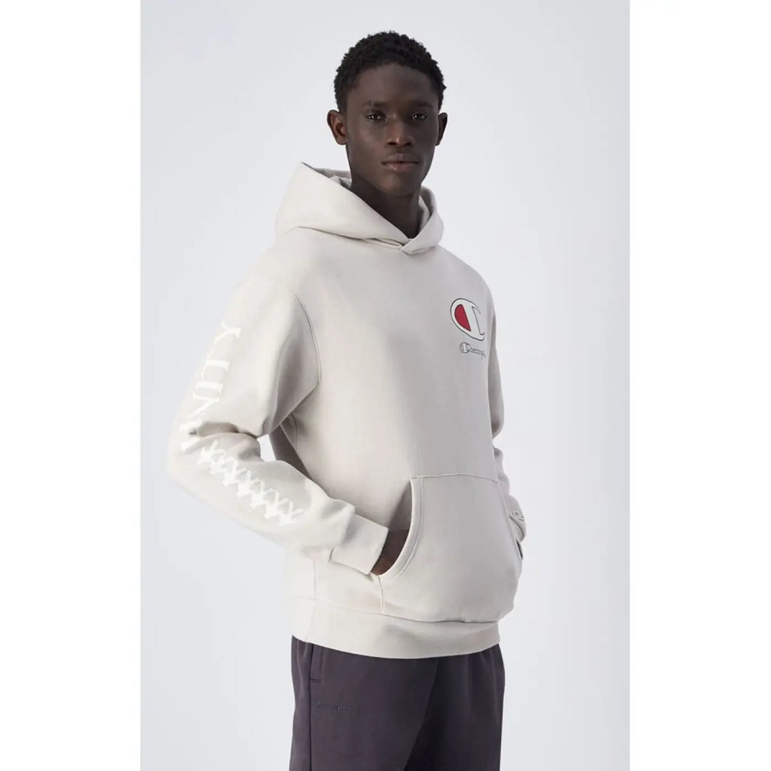 Champion Silver Cotton Sweatshirt