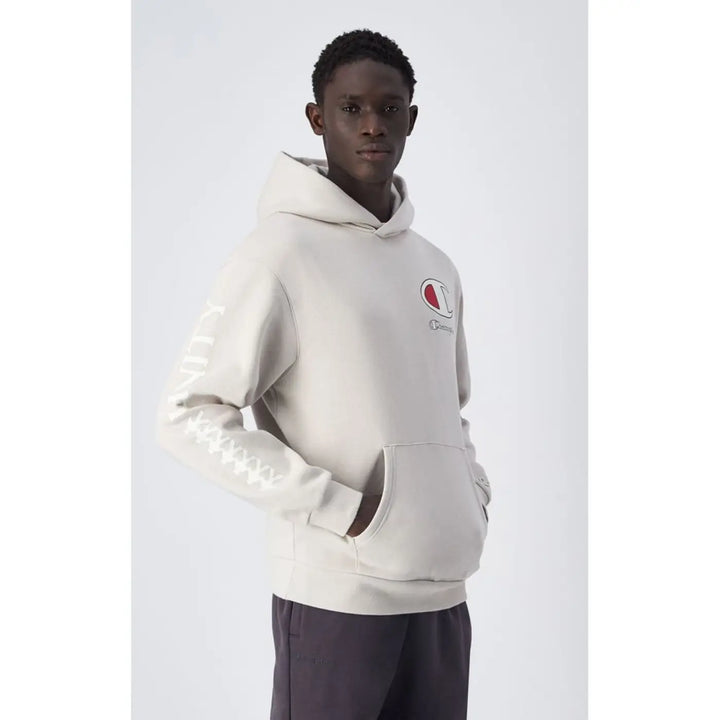 Champion Silver Cotton Sweatshirt
