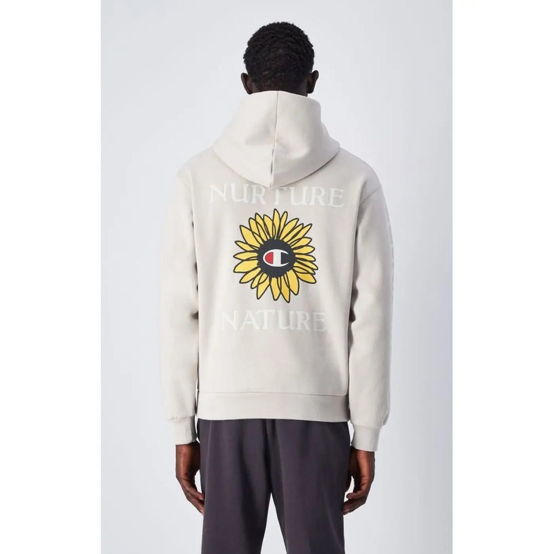 Champion Silver Cotton Sweatshirt