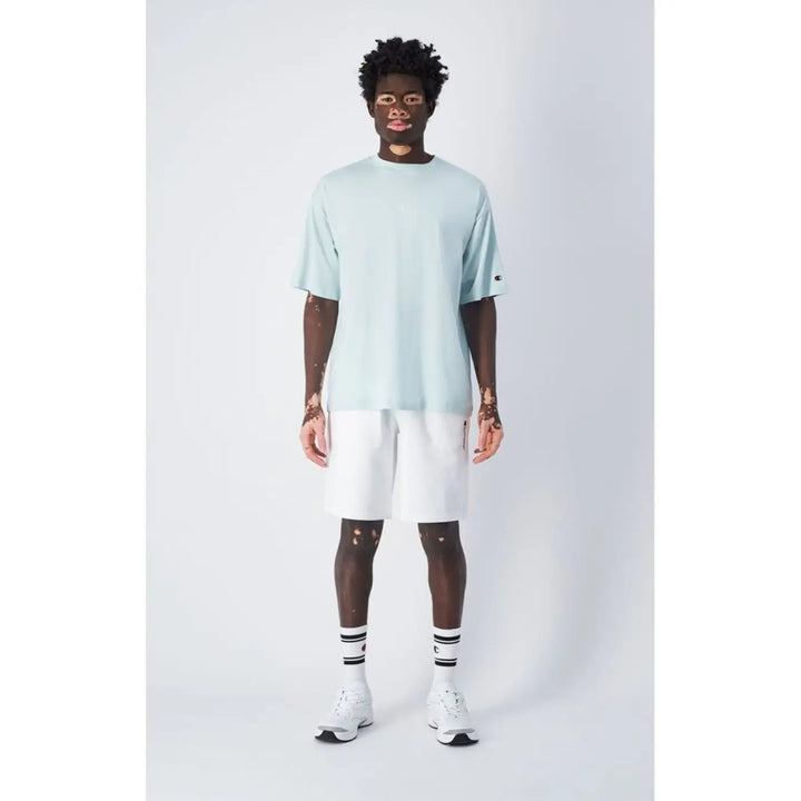 Champion White Cotton Bermuda Shorts