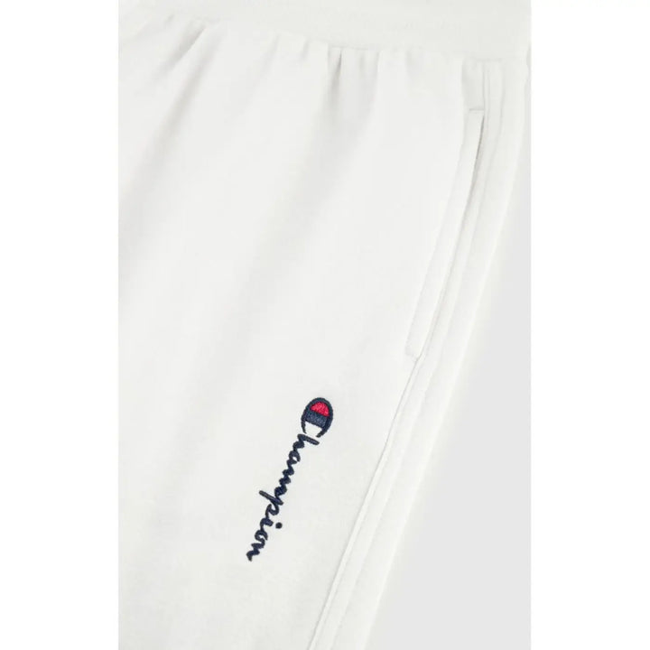 Champion White Cotton Bermuda Shorts