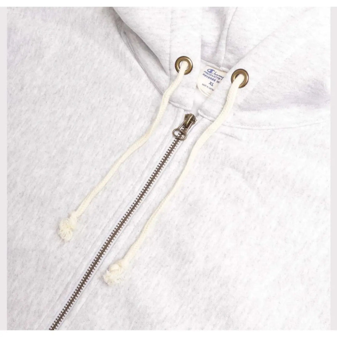 Champion White Cotton Sweatshirt