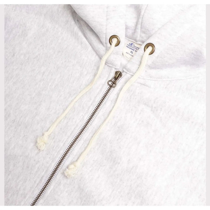 Champion White Cotton Sweatshirt