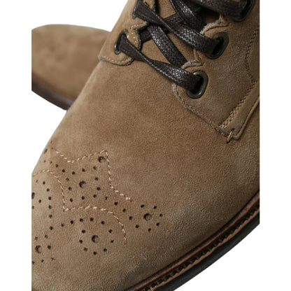 Chic Dolce Gabbana Ankle Boots Shoes Gentleman Dress Style &