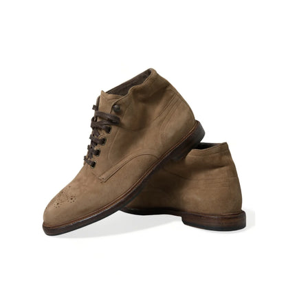 Chic Dolce Gabbana Ankle Boots Shoes Gentleman Dress Style &