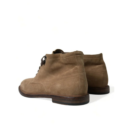 Chic Dolce Gabbana Ankle Boots Shoes Gentleman Dress Style &