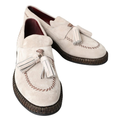 Chic Dolce Gabbana Espadrilles in Velvety Suede Italian Elegance &