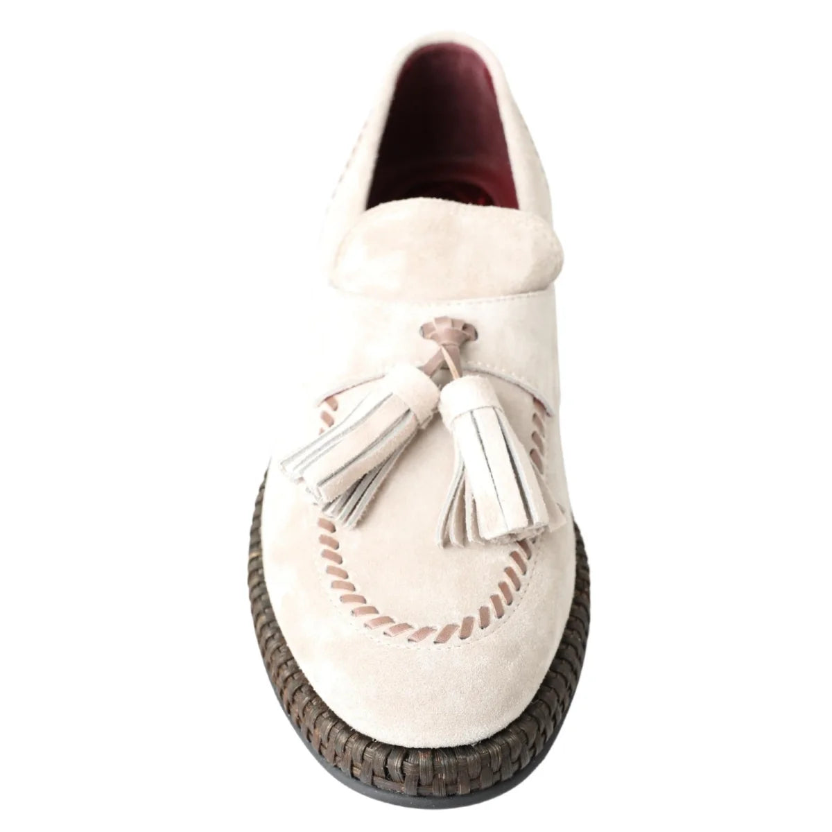 Chic Dolce Gabbana Espadrilles in Velvety Suede Italian Elegance &