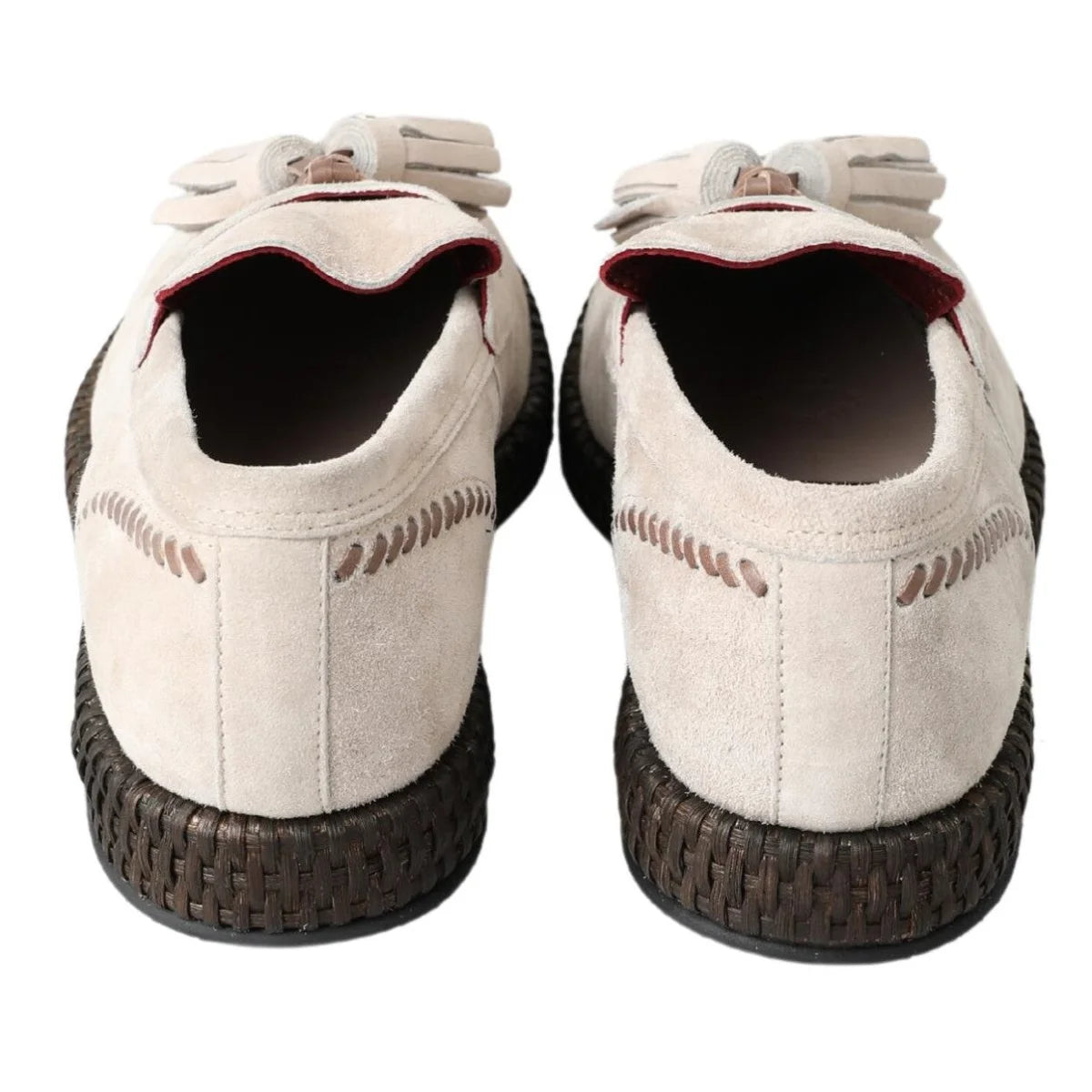 Chic Dolce Gabbana Espadrilles in Velvety Suede Italian Elegance &