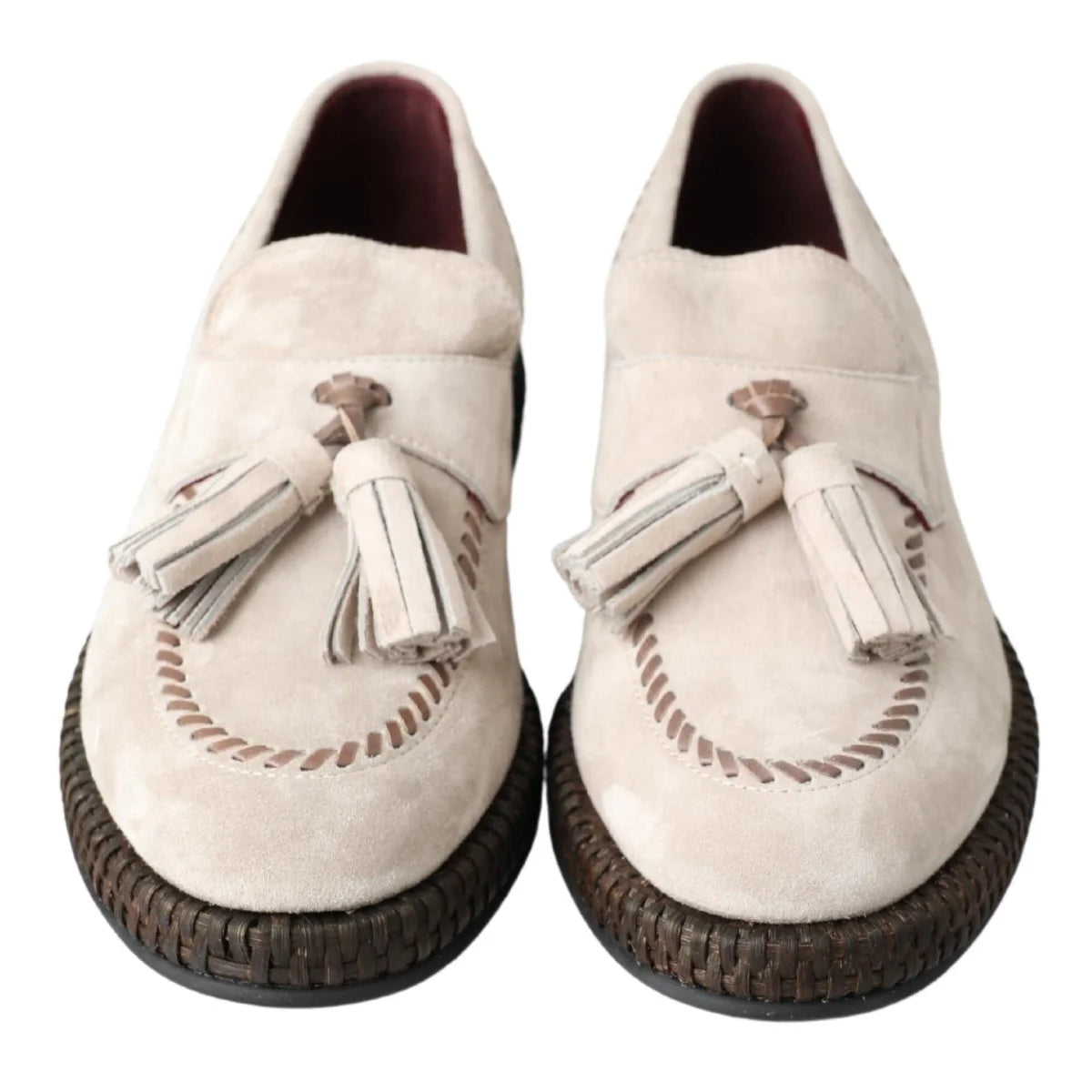 Chic Dolce Gabbana Espadrilles in Velvety Suede Italian Elegance &