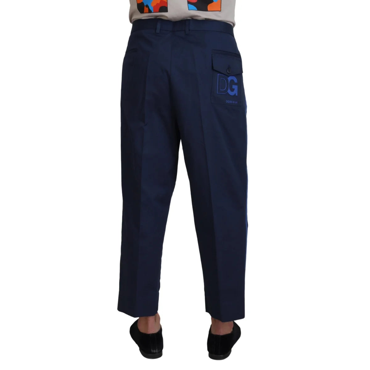 Chic Dolce Gabbana Wool Blend Cropped Pants MainLine &