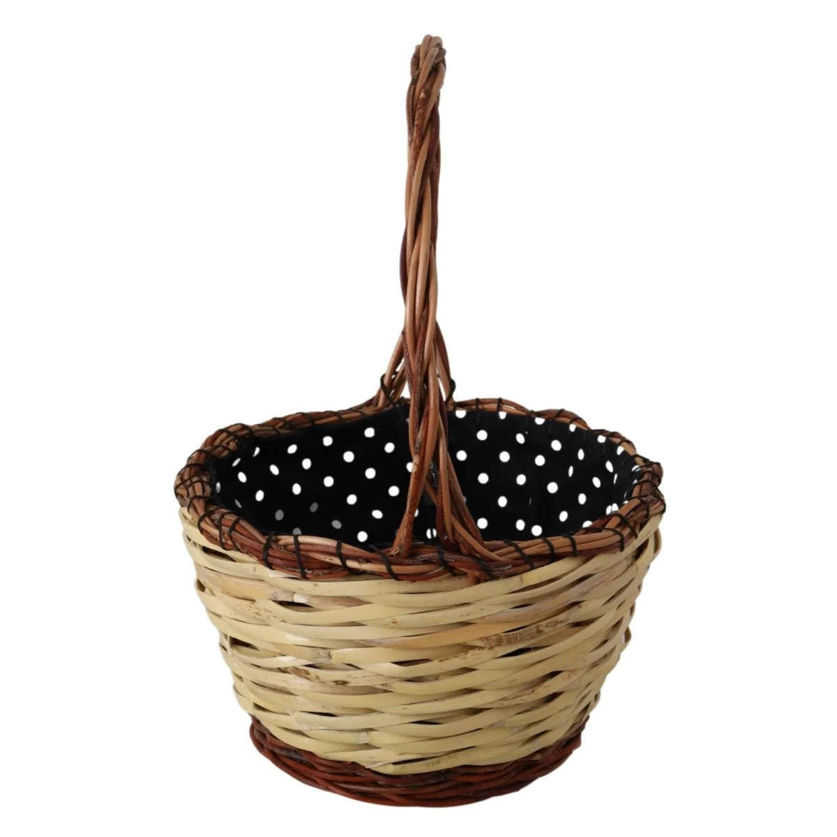 Chic Summer Dolce Gabbana Basket Tote Bag in Woven Wicker &