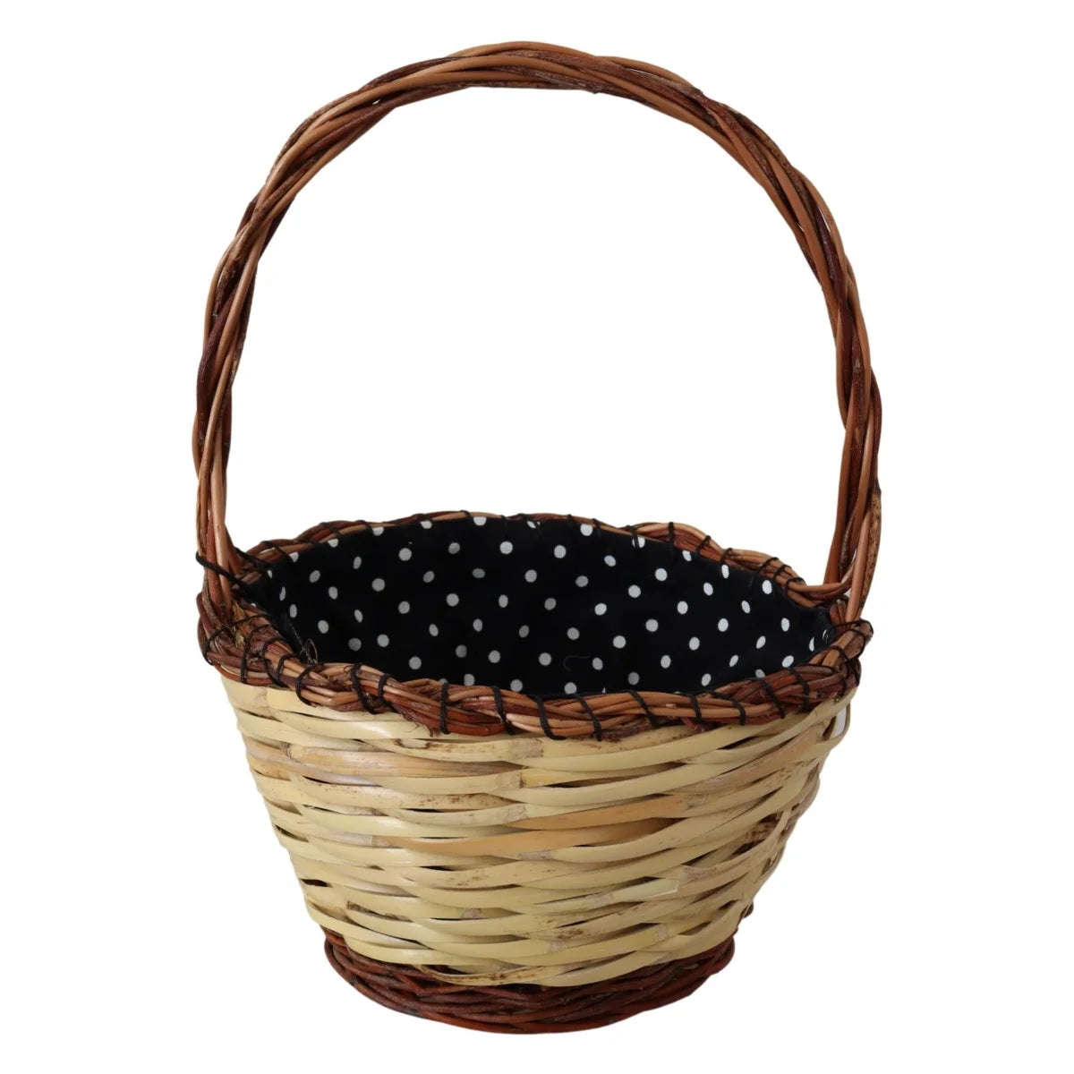Chic Summer Dolce Gabbana Basket Tote Bag in Woven Wicker &