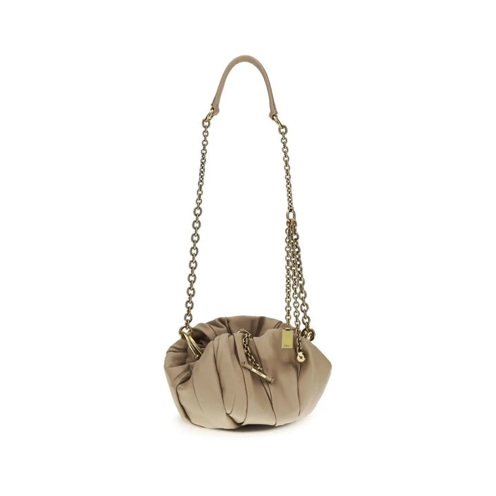 Chloé Beige Lamb Ovis Aries Shoulder Bag