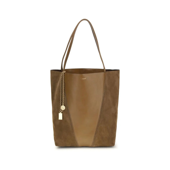 Chloé Beige Leather Shoulder Bag