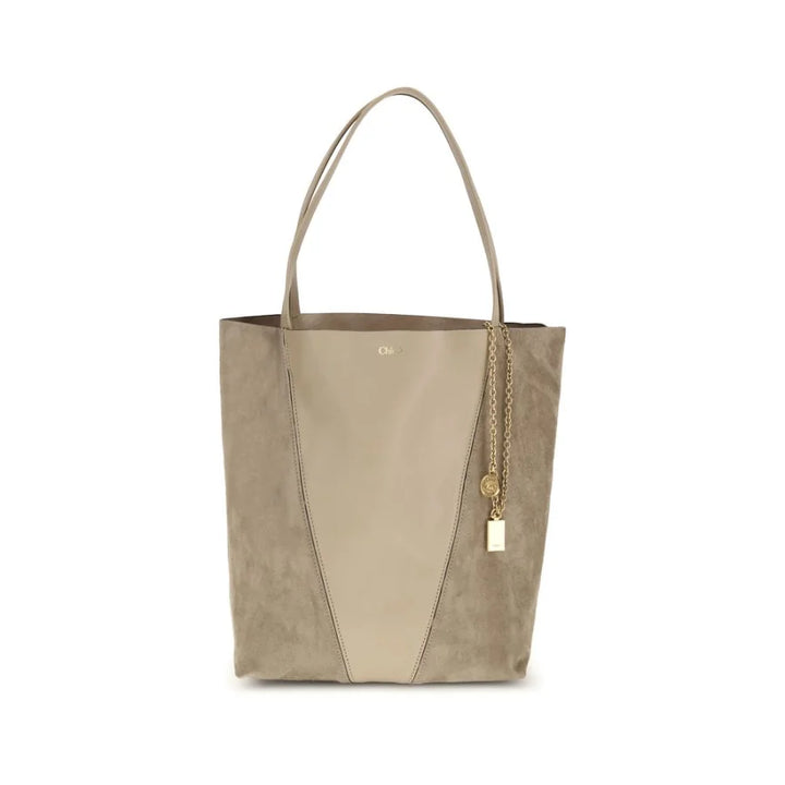 Chloé Beige Leather Shoulder Bag