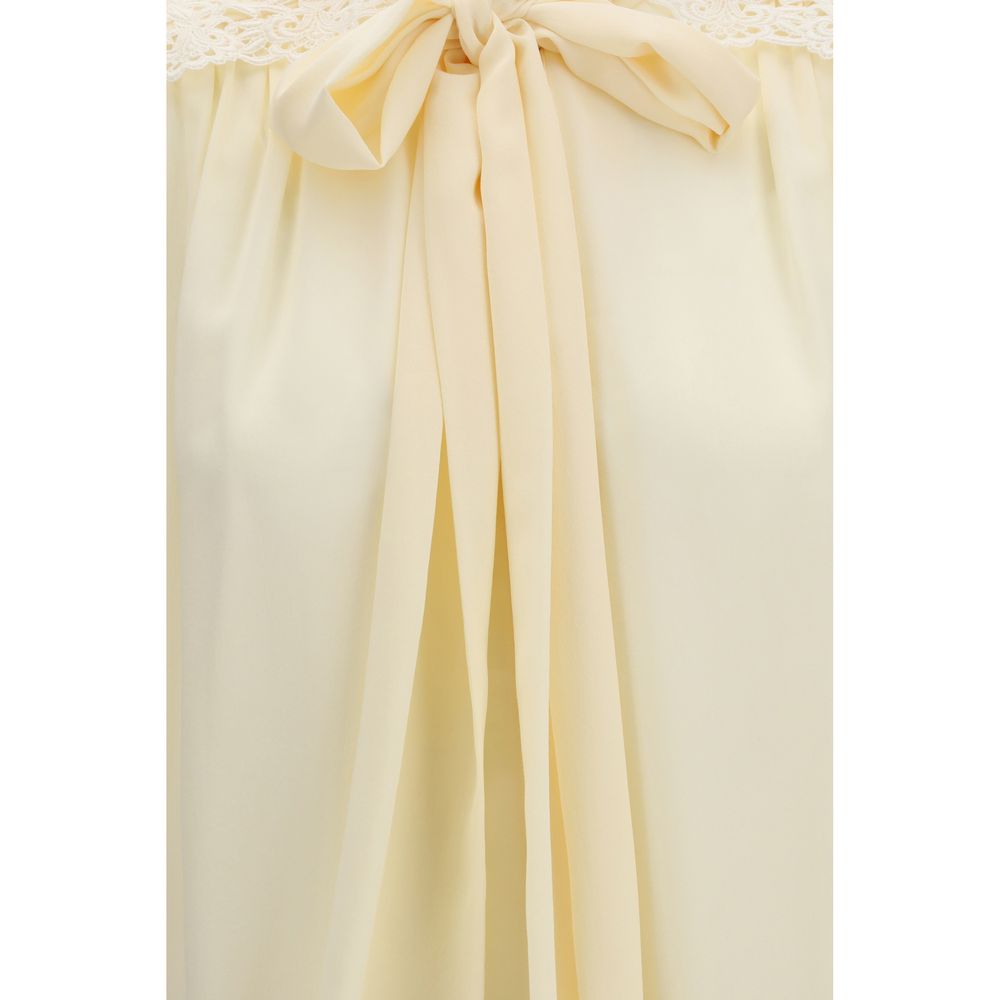 Chloé Blouses - Women’s Beige Polyester Blouse