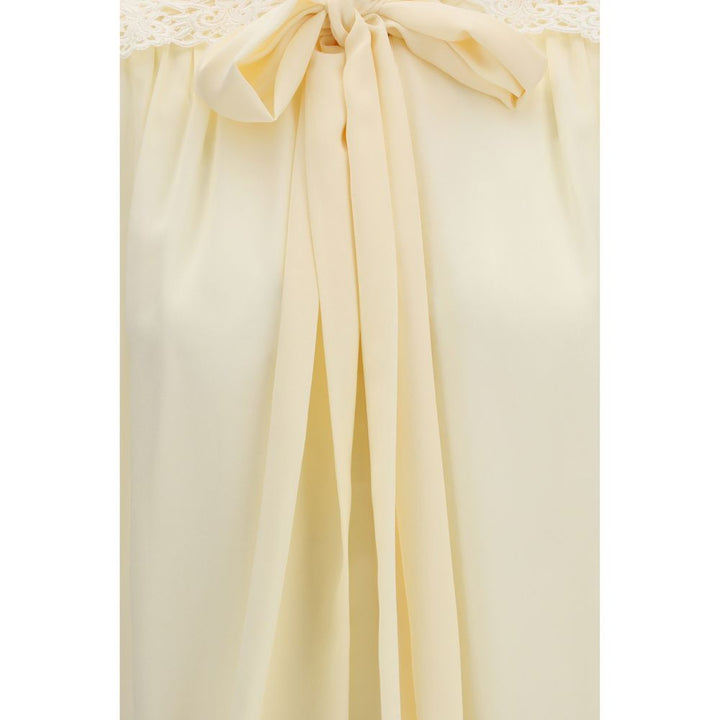 Chloé Blouses - Women’s Beige Polyester Blouse